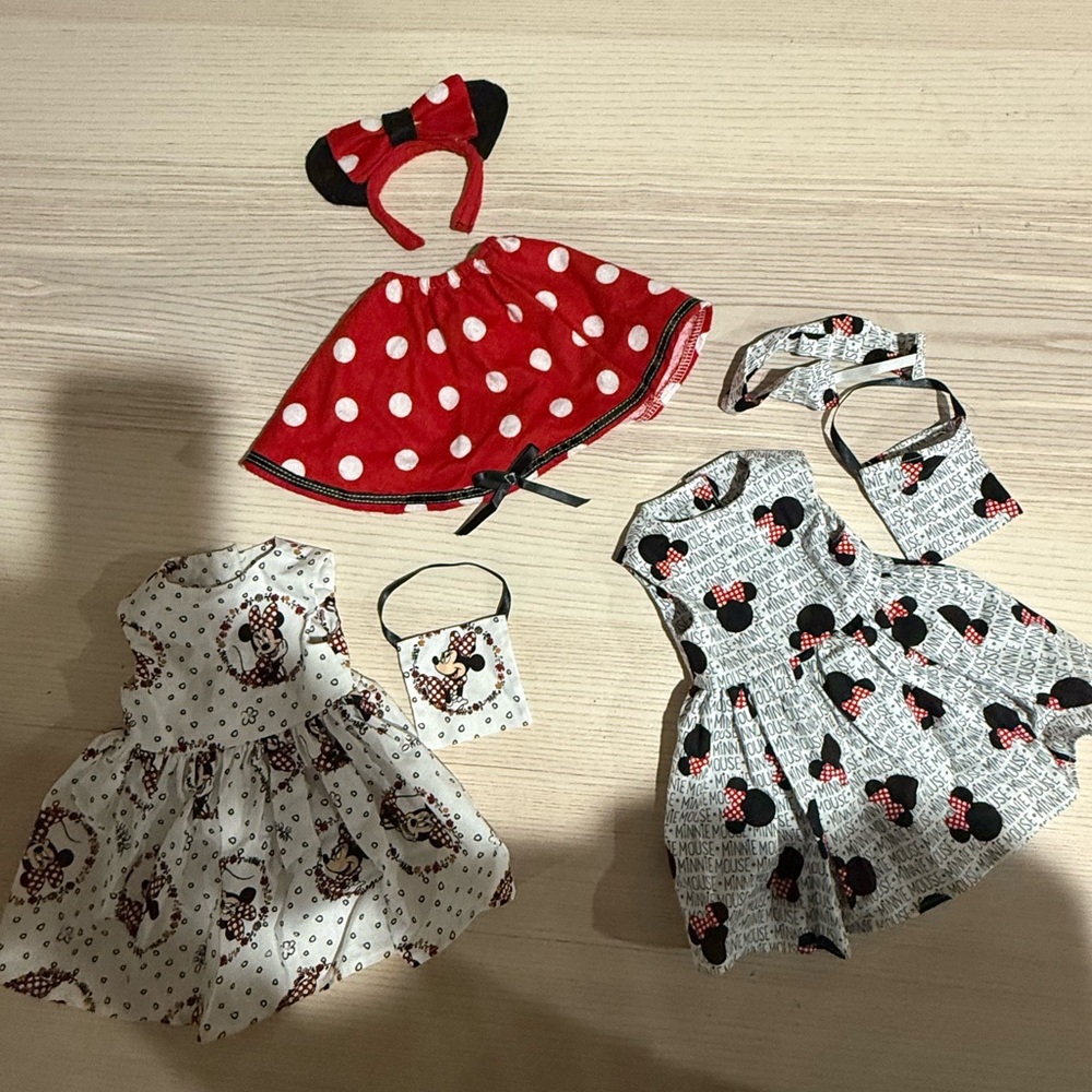 Lot of Disney Dress Sets for AG dolls (18”)